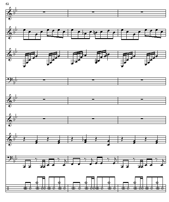 布拉格广场-緋村剑心版钢琴曲谱（图21）