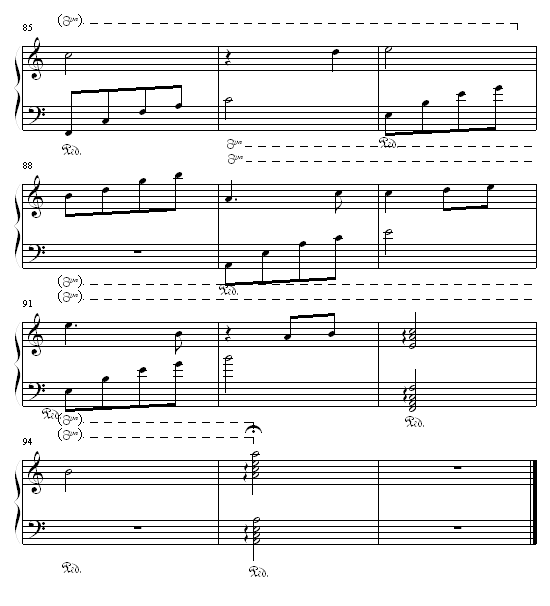 安静的心钢琴曲谱（图8）