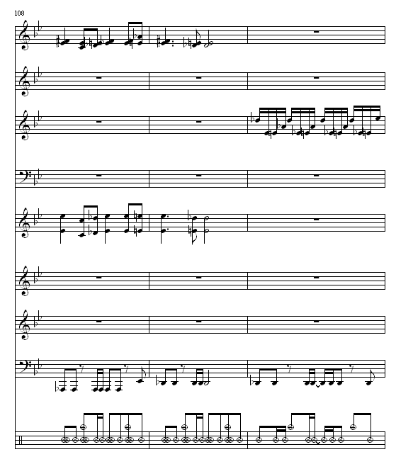 布拉格广场-緋村剑心版钢琴曲谱（图37）