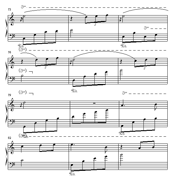 安静的心钢琴曲谱（图7）