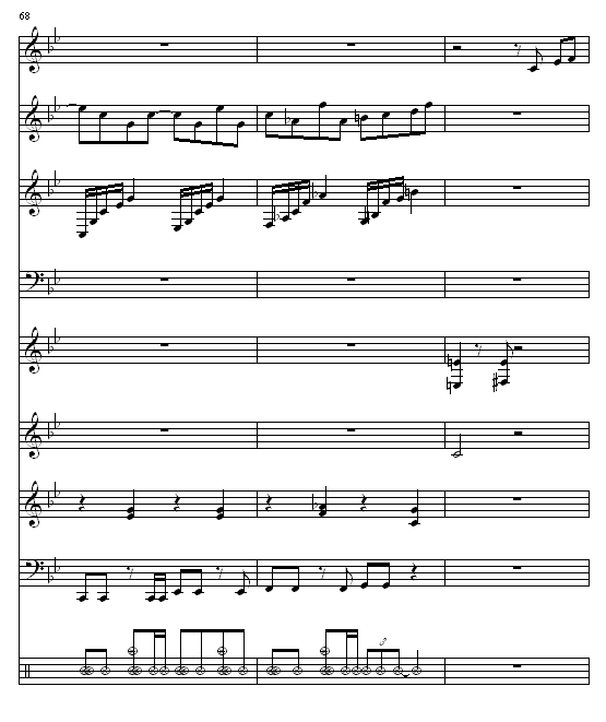 布拉格广场-緋村剑心版钢琴曲谱（图23）