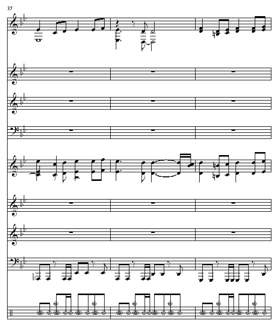 布拉格广场-緋村剑心版钢琴曲谱（图13）