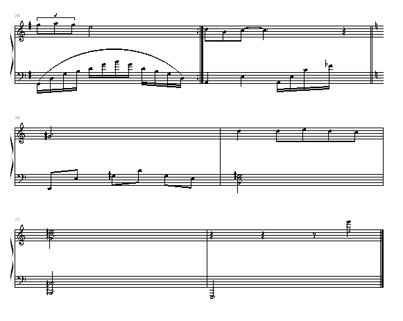 晨曦之光钢琴曲谱（图4）