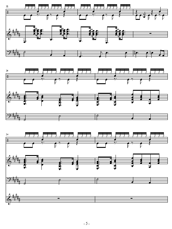 1钢琴曲谱（图5）