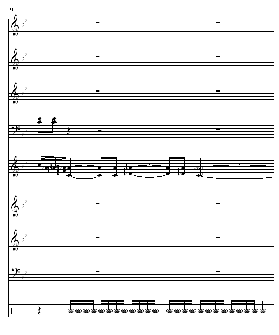 布拉格广场-緋村剑心版钢琴曲谱（图31）