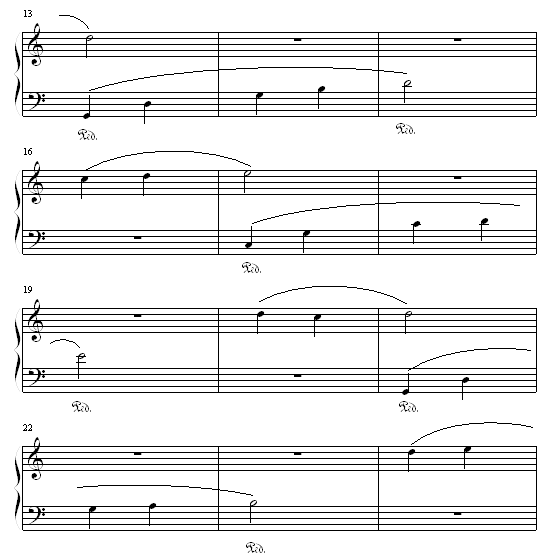 安静的心钢琴曲谱（图2）
