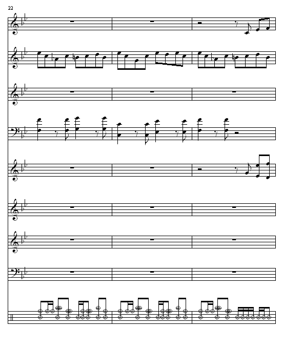 布拉格广场-緋村剑心版钢琴曲谱（图8）
