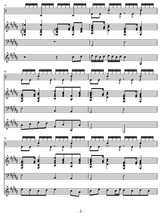1钢琴曲谱（图2）