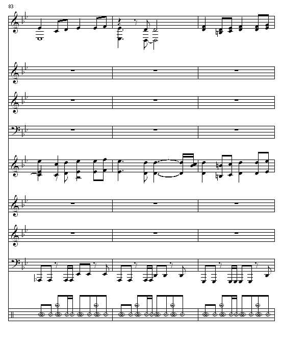 布拉格广场-緋村剑心版钢琴曲谱（图28）