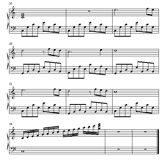 音的生日钢琴曲谱（图3）