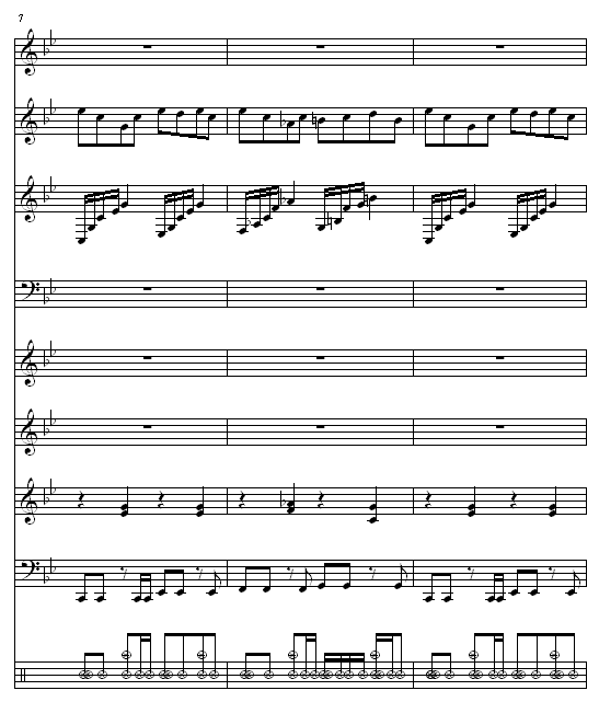 布拉格广场-緋村剑心版钢琴曲谱（图3）
