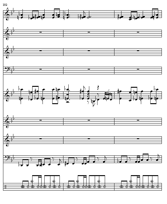 布拉格广场-緋村剑心版钢琴曲谱（图35）