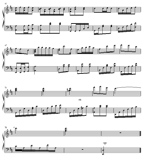 星星之舞钢琴曲谱（图3）