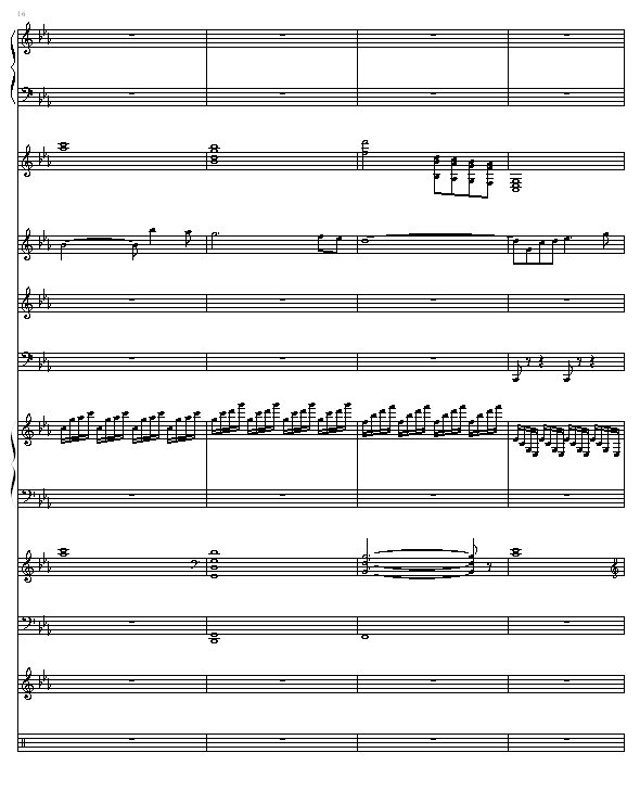 悲伤的回忆钢琴曲谱（图4）