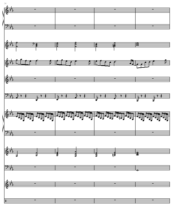 悲伤的回忆钢琴曲谱（图5）