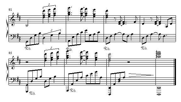 Through the Arbor钢琴曲谱（图6）