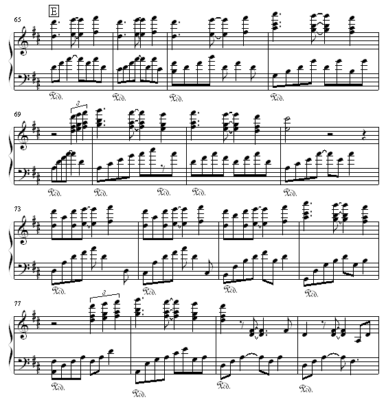 Through the Arbor钢琴曲谱（图5）