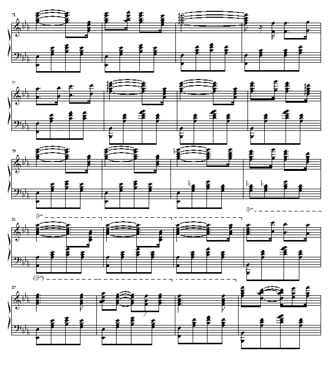 心的冲动钢琴曲谱（图4）