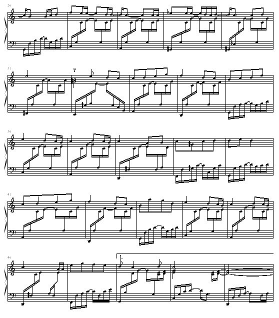 Jay《黑色毛衣》演奏谱 -蓝的调编配版钢琴曲谱（图2）