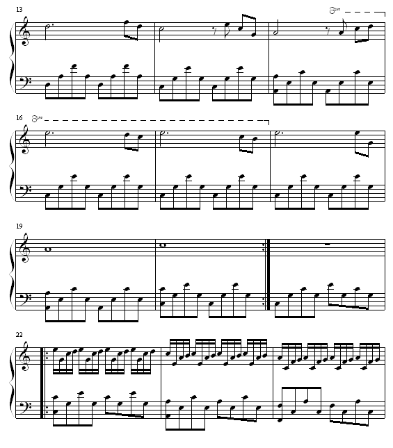 白色的梦钢琴曲谱（图2）