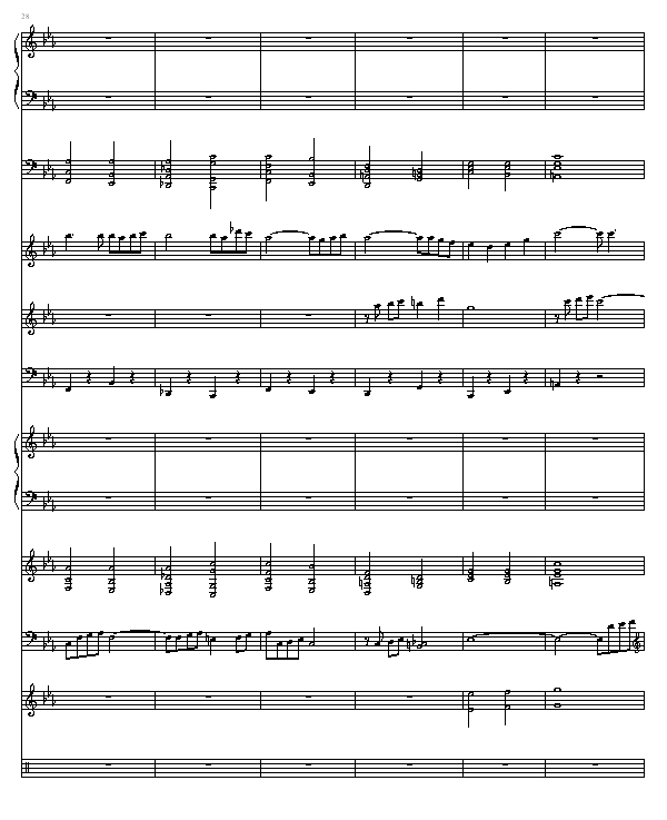 悲伤的回忆钢琴曲谱（图7）
