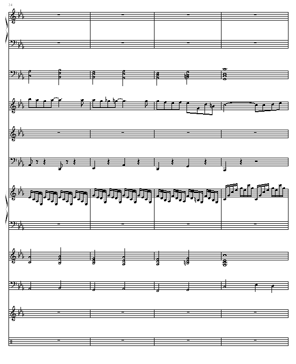 悲伤的回忆钢琴曲谱（图6）