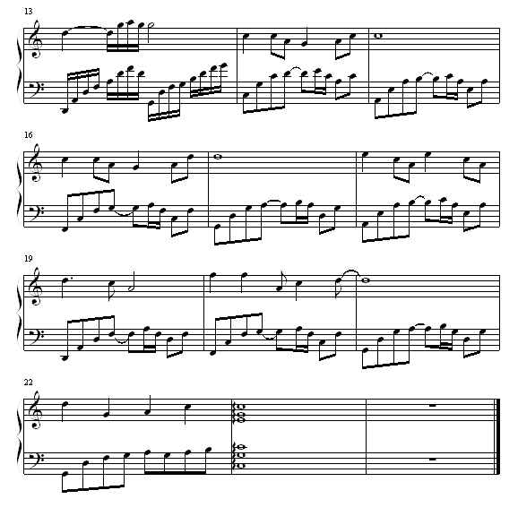 水调歌头钢琴曲谱（图2）