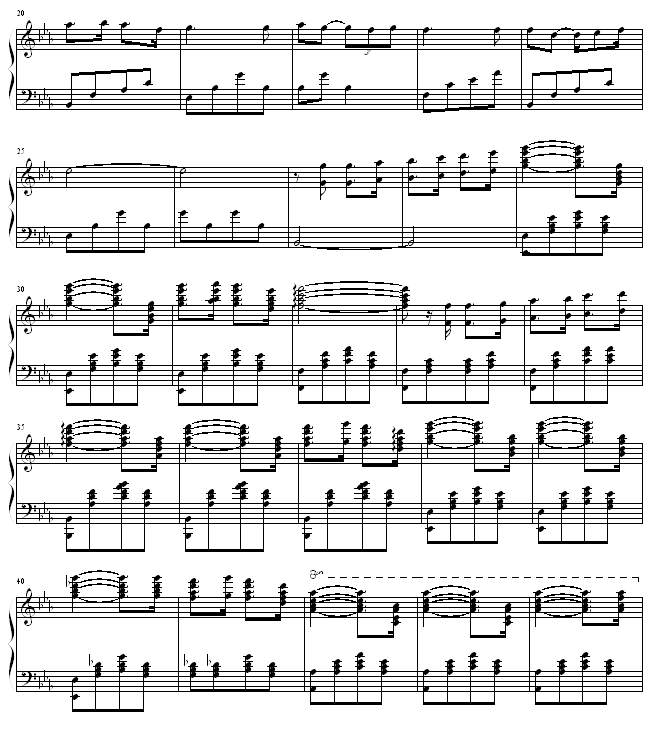 心的冲动钢琴曲谱（图2）