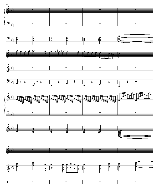 悲伤的回忆钢琴曲谱（图10）