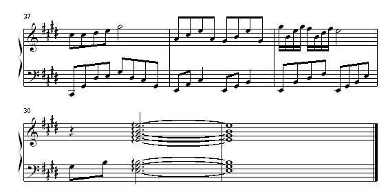 晨练钢琴曲谱（图3）