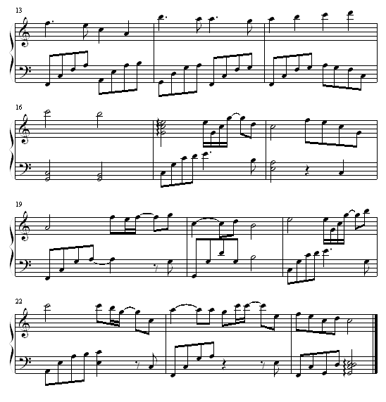 Wind is blue钢琴曲谱（图2）