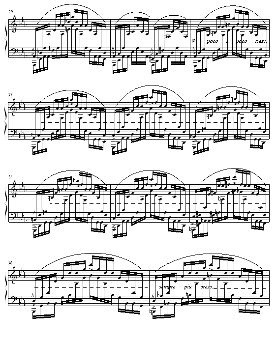 琶音练习曲钢琴曲谱（图4）