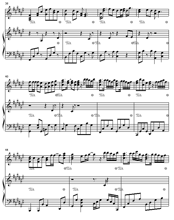 饮歌 - shy﹏.上传版钢琴曲谱（图4）