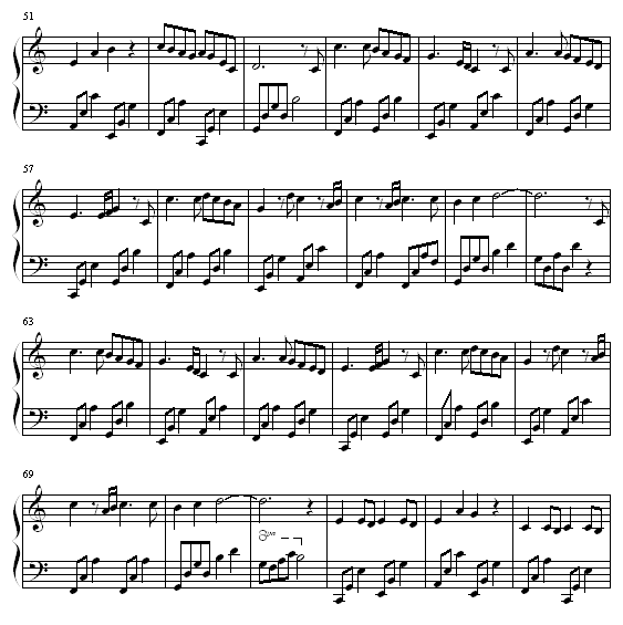 萤火虫钢琴曲谱（图3）