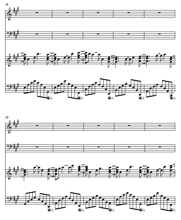 我們的合唱歌钢琴曲谱（图4）