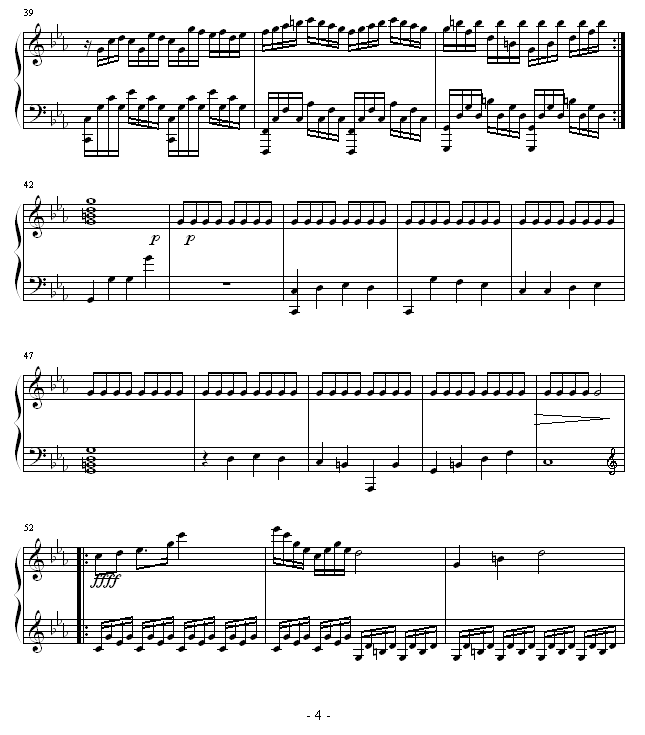 灰色天空钢琴曲谱（图4）