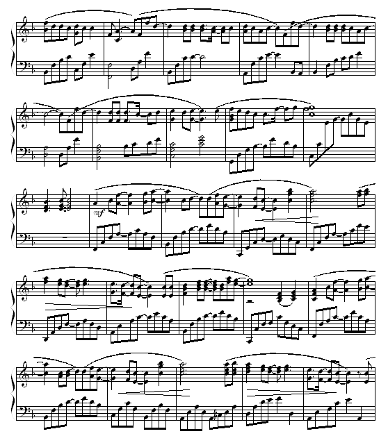 勇气 - 混血版钢琴曲谱（图3）