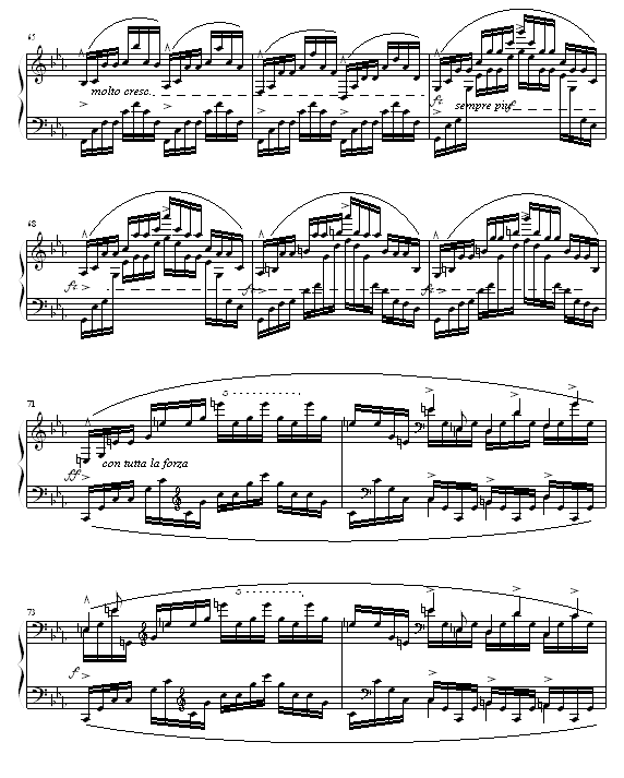 琶音练习曲钢琴曲谱（图7）