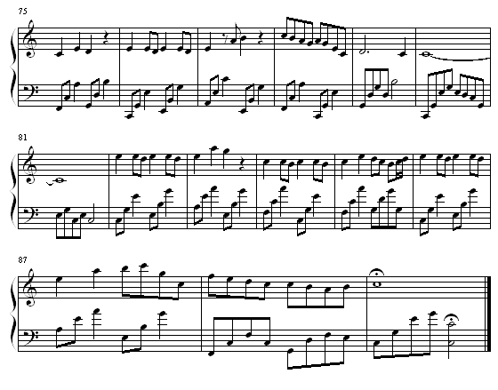 萤火虫钢琴曲谱（图4）