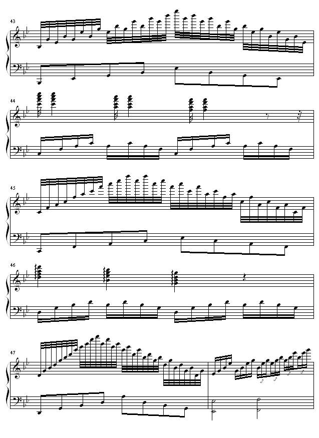 无标题钢琴曲谱（图6）