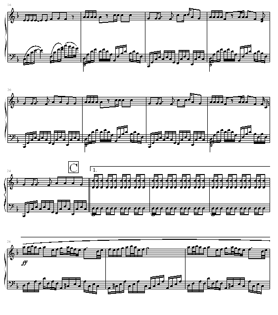 欧若拉-（演奏版）-05895464版钢琴曲谱（图2）