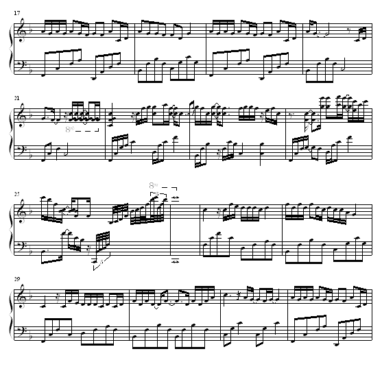 蜗牛 - cfsym修订版钢琴曲谱（图2）