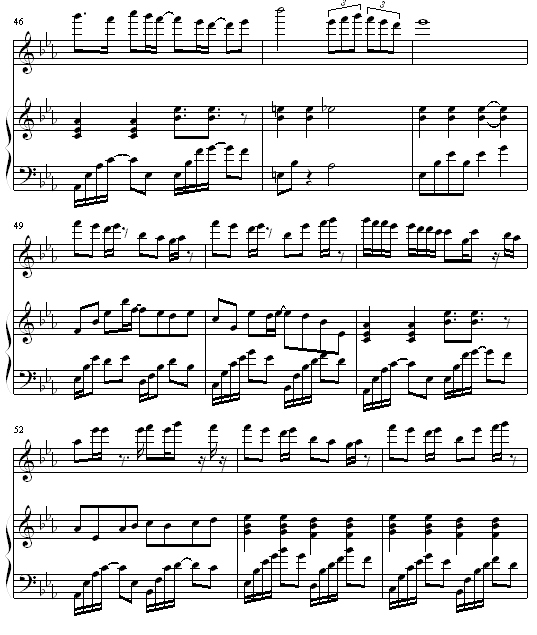 只对你说钢琴曲谱（图6）