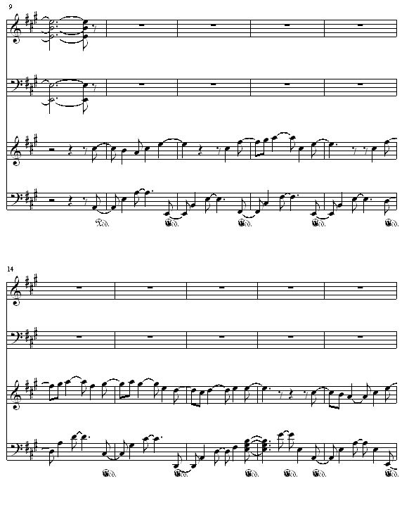 我們的合唱歌钢琴曲谱（图2）
