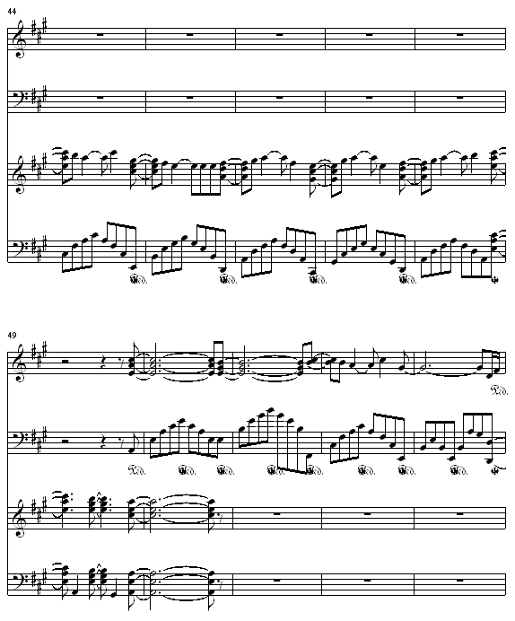 我們的合唱歌钢琴曲谱（图5）