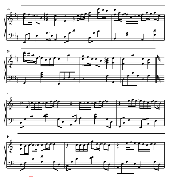 青春考卷钢琴曲谱（图1）