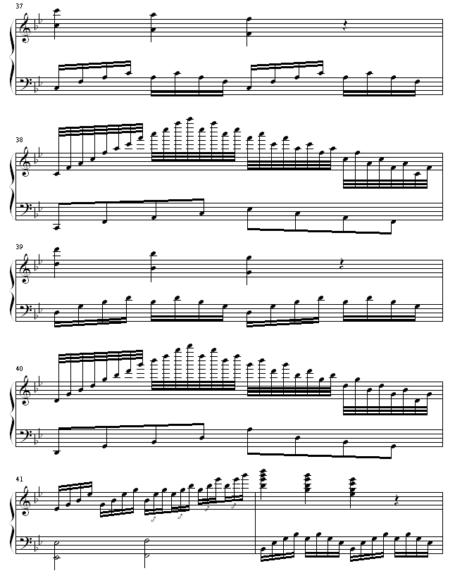 无标题钢琴曲谱（图5）