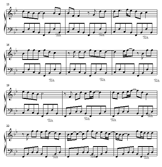 想不起钢琴曲谱（图2）