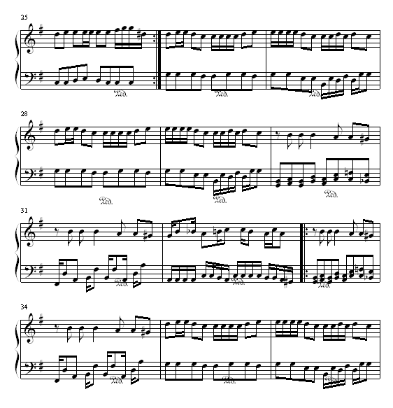 狂钢琴曲谱（图3）