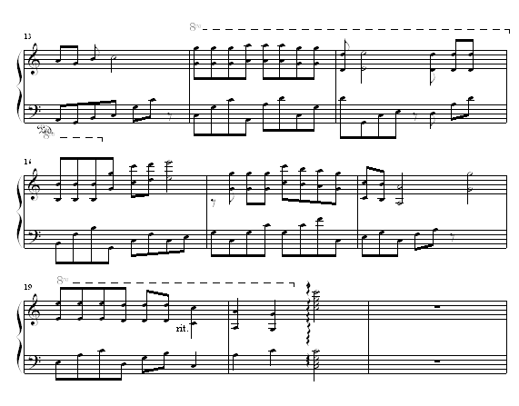 沉醉的梦钢琴曲谱（图2）